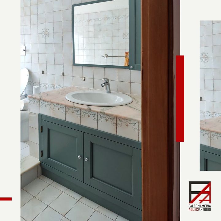 Dalla lavorazione artigianale prendono forma i nostri #mobili #bagno.