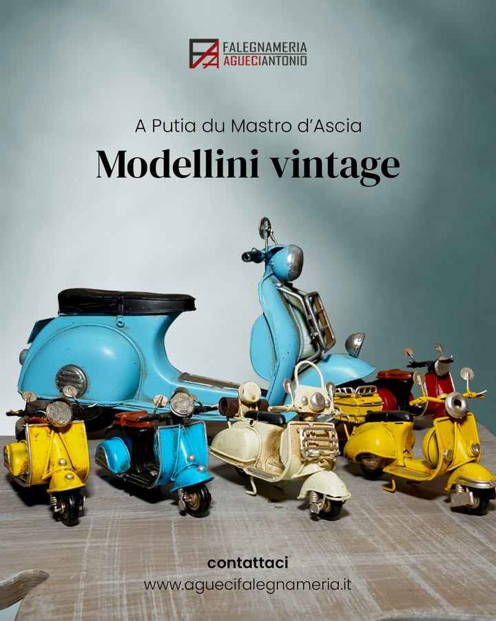 Il fascino intramontabile del vintage prende forma nei dettagli 🛵✨
👉